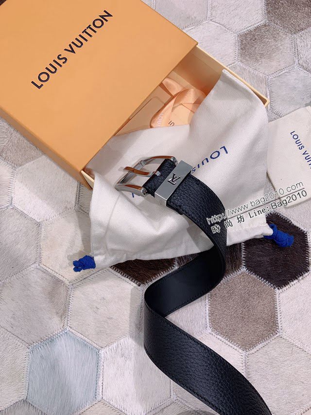 LV新款皮帶 路易威登高端男士腰帶 精緻手工繪邊  jjp1639